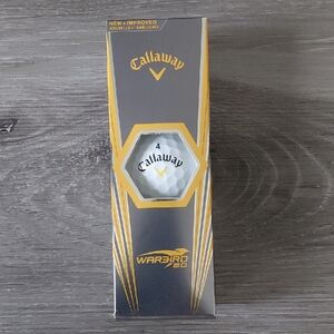 Callaway Warbird 2.0 golf balls Sleeve Of 3 Logo